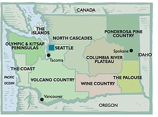 washington state map